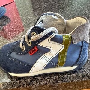 Toddler leather walking shoe Made in Italy